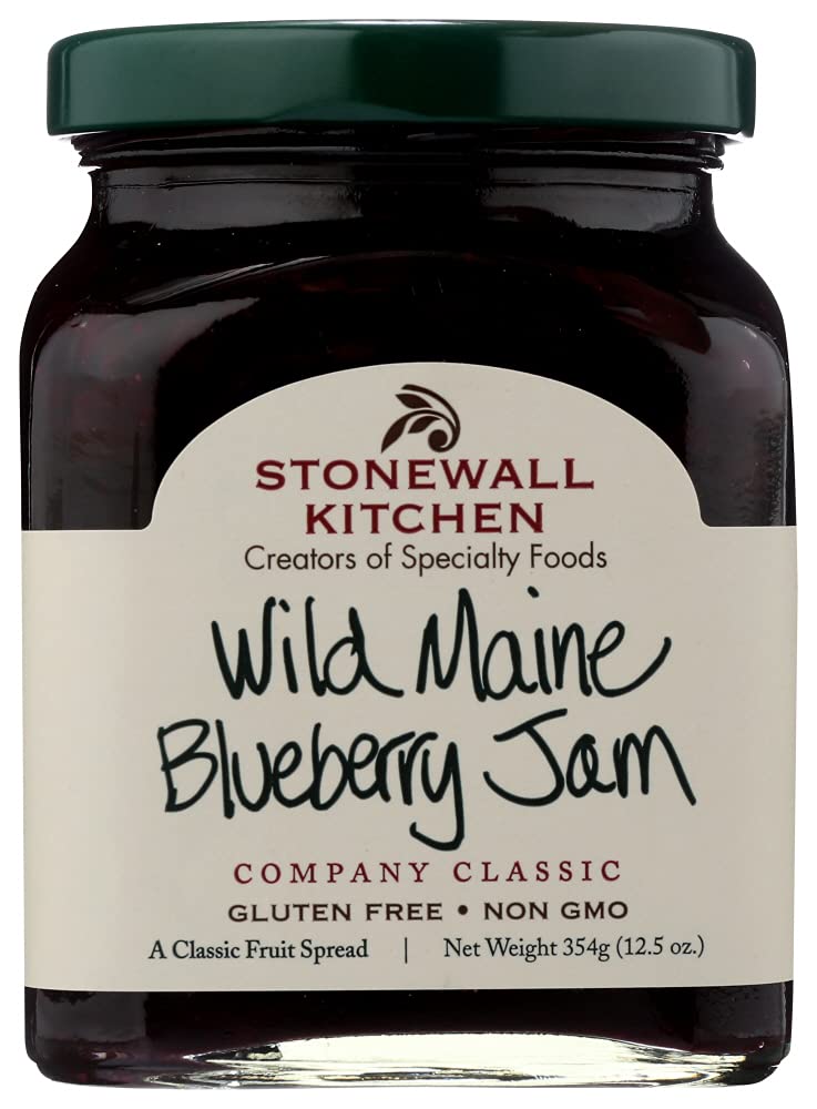 Wild Maine Blueberry Jam Spread 2 Bottles (12.5 OZ each)