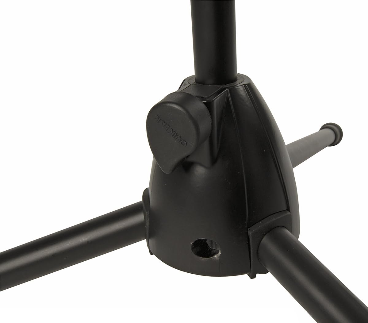 QUIK LOK - A/512 BK, ASTA MICROFONICA a giraffa telescopica con base in metallo pressofuso Serie 500