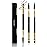 Docolor Eyebrow Brush Duo Eyebrow Spoolie 3Pcs Professional Angled Eye Brow Brush Perfect for Lining and Shaping Brows, Spoolie for Brows or Lashes Black