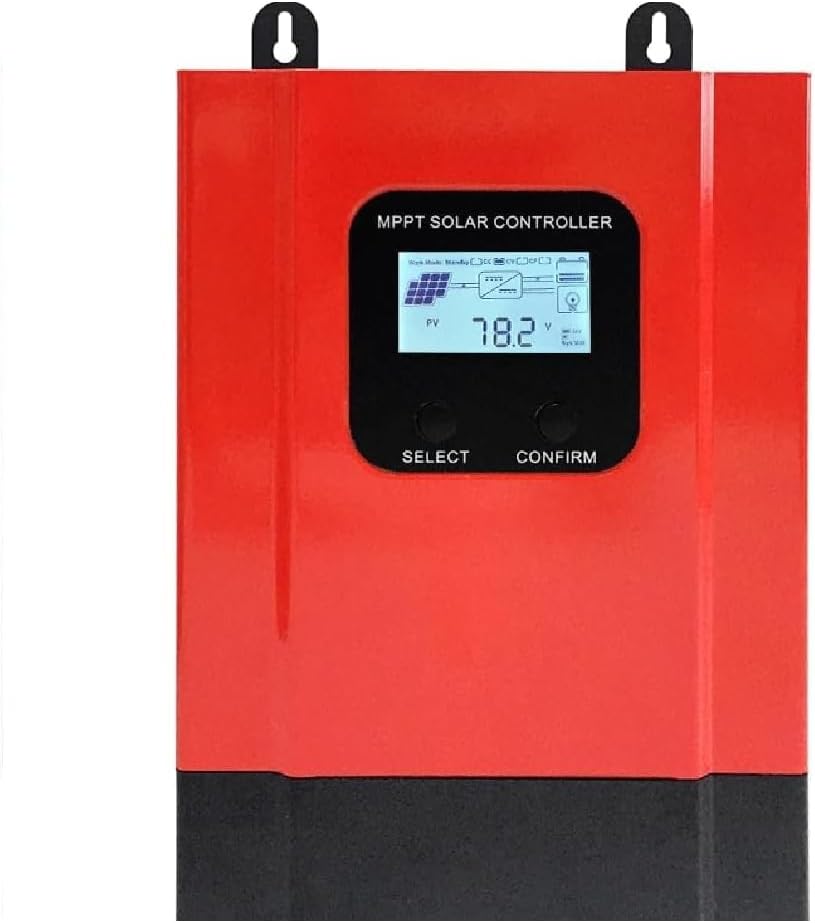 30A MPPT Solar Charge Controller 12V/ 24V/36V/48V Solar Panel Charge Controller Intelligent Regulator for FLD/LiFePO4/SLD/GEL/AGM with Dual USB Port Auto Parameter LCD Display