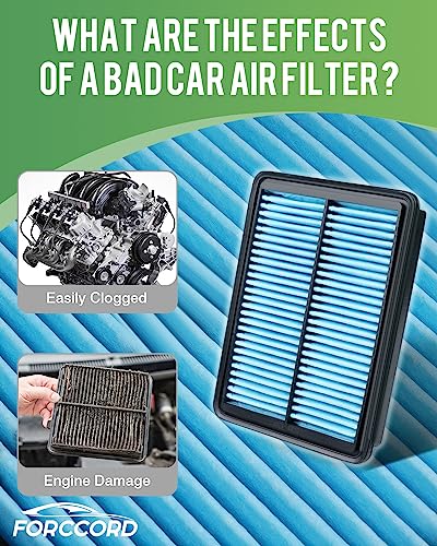 Image of 2-Pack Engine Air Filters for 2019-2026 Mazda 3 / Mazda 3 Sport | for 2020-2026 CX-30, 2023-2026 CX-50(Not for Hybrid!) Replace#PAH9-13-3A0A, Engine Filter Replacement Car Accessories