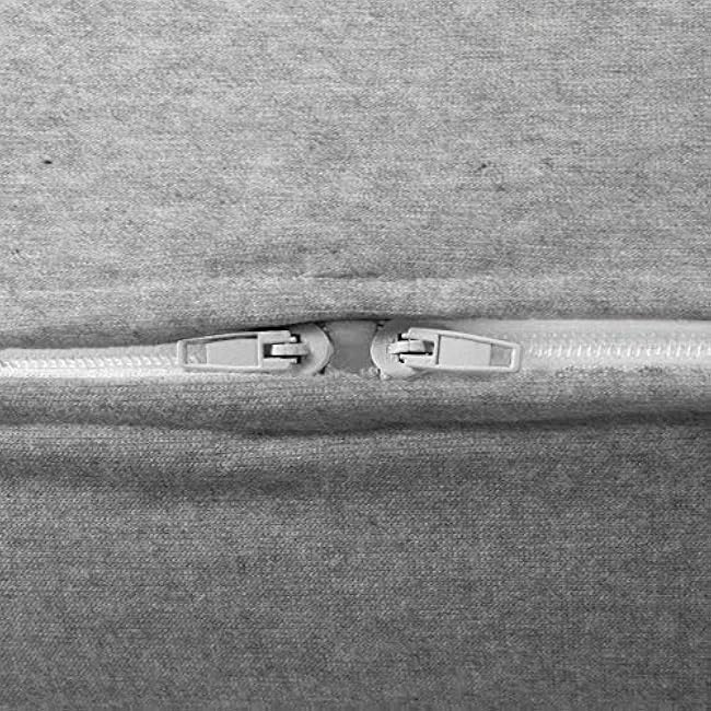 Betty Dain Stretch Jersey Pregnancy/Maternity Pillowcase C-Shape Compatible, 100% Cotton Stretch Jersey, Stretch Fabric, Machine Washable, 60 x 25 inches, Gray