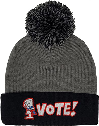 Ripple Junction Schoolhouse Rock Beanie Adult Embroidered Vote to Support Election or USA...
