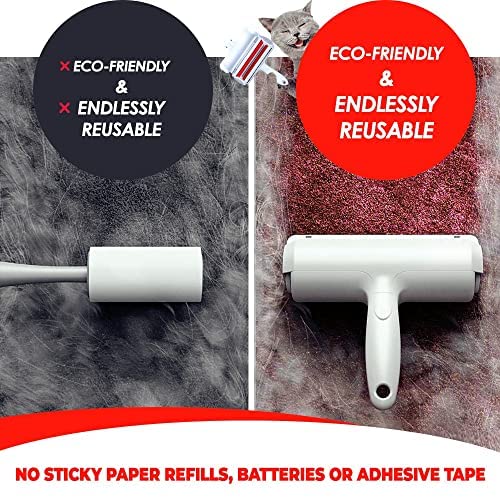 Pet-Hair-Remover-Lint-Roller-for-Dog-and-Cat-Hair-Portable-Reusable-Eco-Friendly-Pet-Hair-Remover-Brush-for-Couches-Carpet-Bedding-Clothes-and-Car-Pet-Supplies-Grooming-Blue