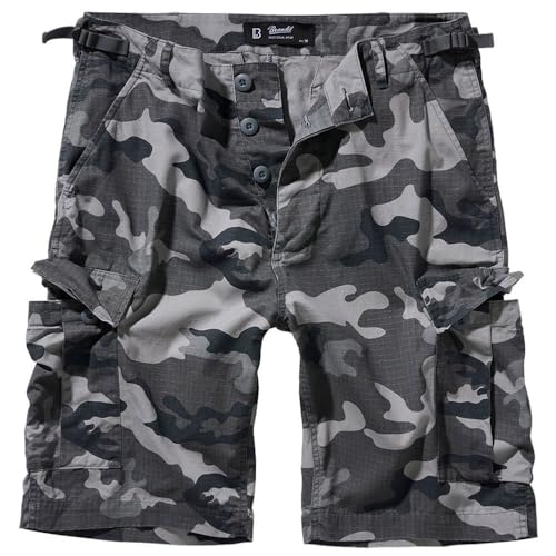 Brandit Bdu Ripstop Shorts, Uomo, Grey Camo, S Brandit Bdu Ripstop Shorts, Uomo, Grey Camo, S