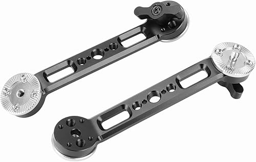 Brazo de extensión roseta con rosca M6 de doble extremo para accesorios de montaje en hombro de cámara (2 piezas)