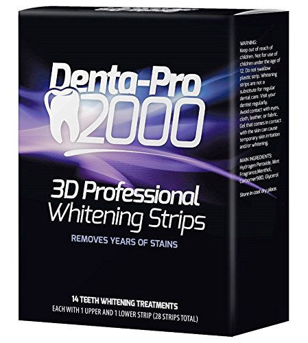 Crest 3D White Intensive Professional Effects Teeth Whitening Strips Kit 7 Count