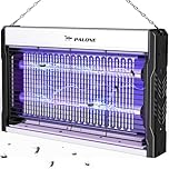 PALONE Lampe Anti Moustique USB 3200V, 2 UV LED Tue Mouche Electrique avec Chaîne et Plateau Lampe Anti Mouche Electrique Convient pour Intérieure et Extérieure