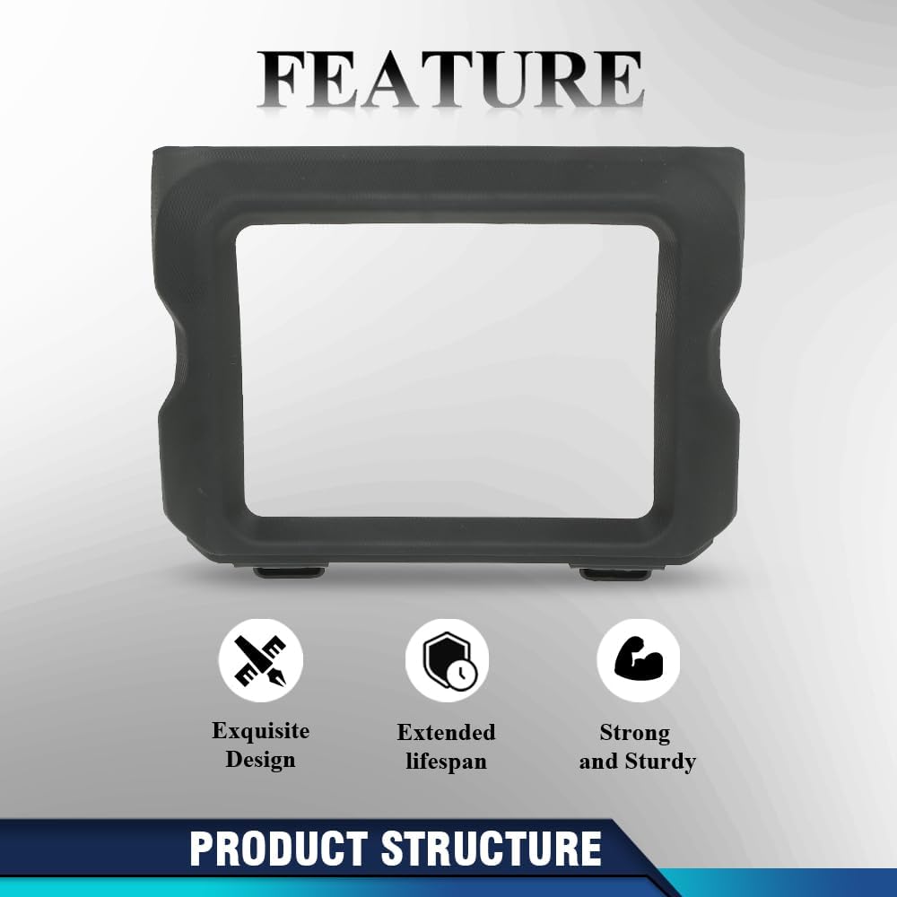 PIT66 8.4" Touchscreen Radio Bezel Surround Compatible with Jeep Wrangler Jl Body Style Only 2018-2024