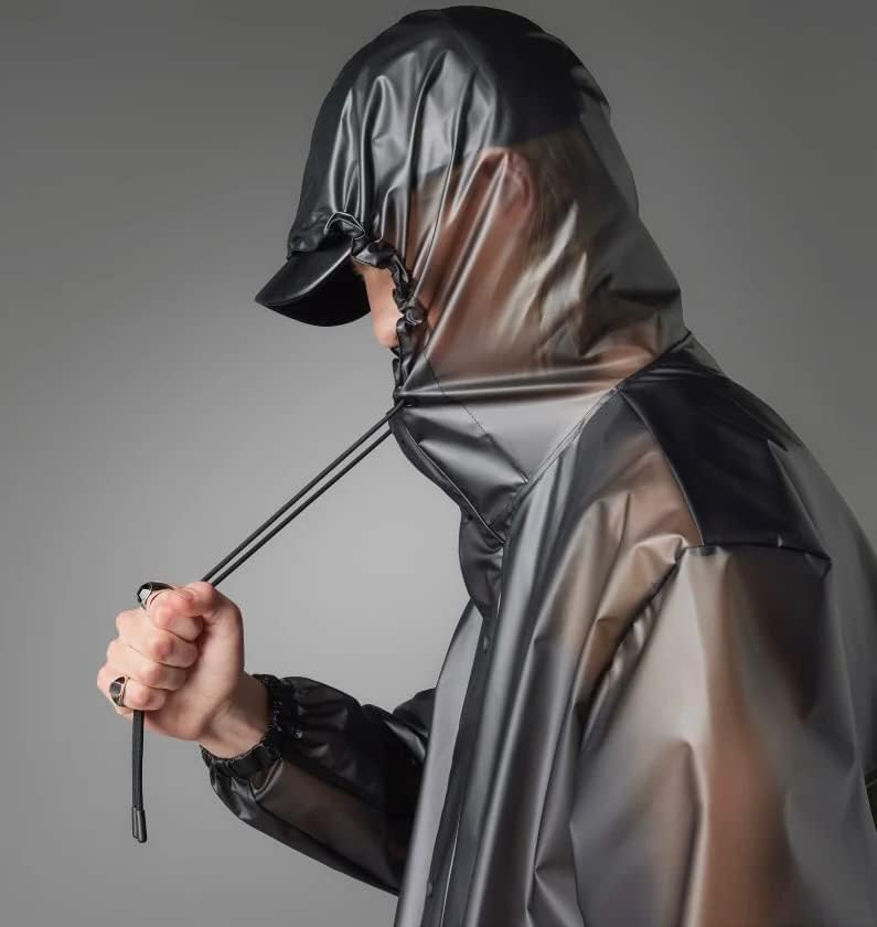 adidas Men's Arkive Black Raincoat - Image 4