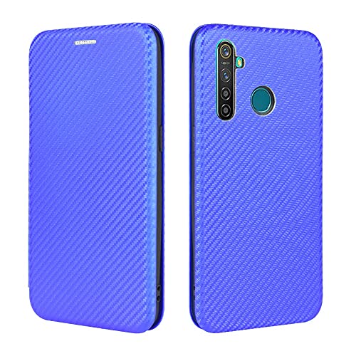 Protection photo Realme 5 Pro antichoc avec coque de luxe en fibre de carbone