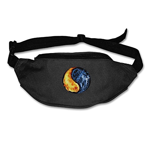 Homlife Waist Purse Yinyang Cool Funny Logo Unisex Outdoor Sports Pouch Fitness Runners Waist Bags