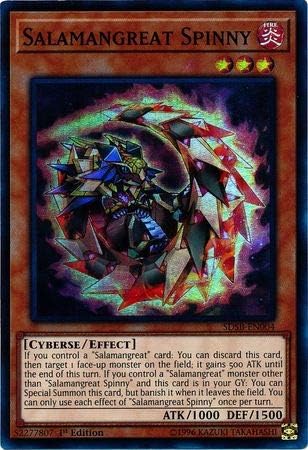 Yu-Gi-Oh! - Salamangreat Spinny - SDSB-EN004 - Super Rare - 1ª Edición - Baraja Estructura: Soulburner