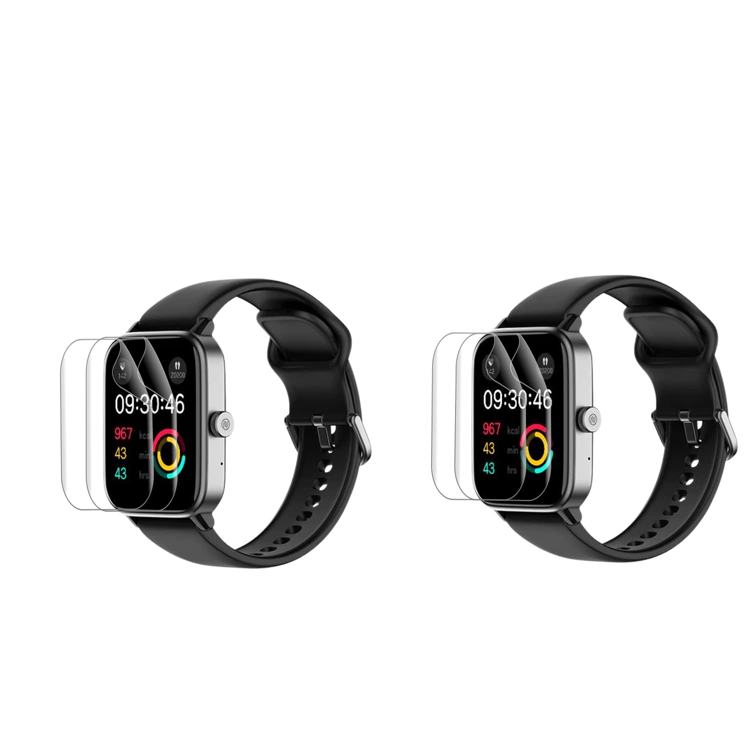 Wisely [Pack 4 Noise Colorfit Pro 4 Max SmartWatch Screen Guard Scratch Guard Full Screen Protector Compatible for Noise Colorfit Pro 4 Max 1.8" - Flexible TPU - HD Clear (Pack of 4) (B0B8HT242C) Amazon Price History, Amazon Price Tracker