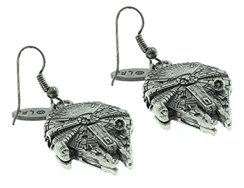 Star Wars Millennium Falcon 3D Dangle Earrings3