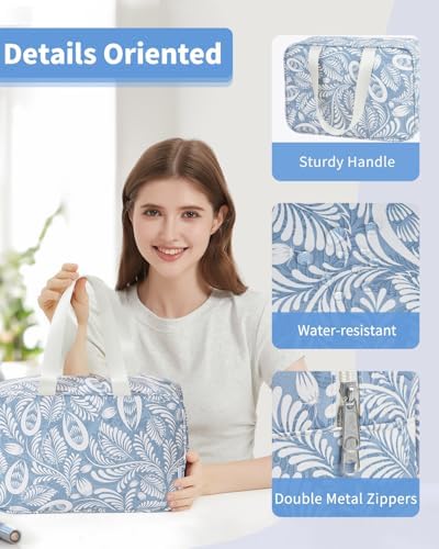 Large Travel Toiletry & Makeup Organizer Bag for Women - Image 5