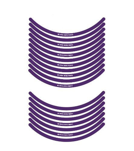 エムディーエフ リムストライプ ソリッドタイプ バイオレット 10mm幅 12インチ RIM-10M-VI-12