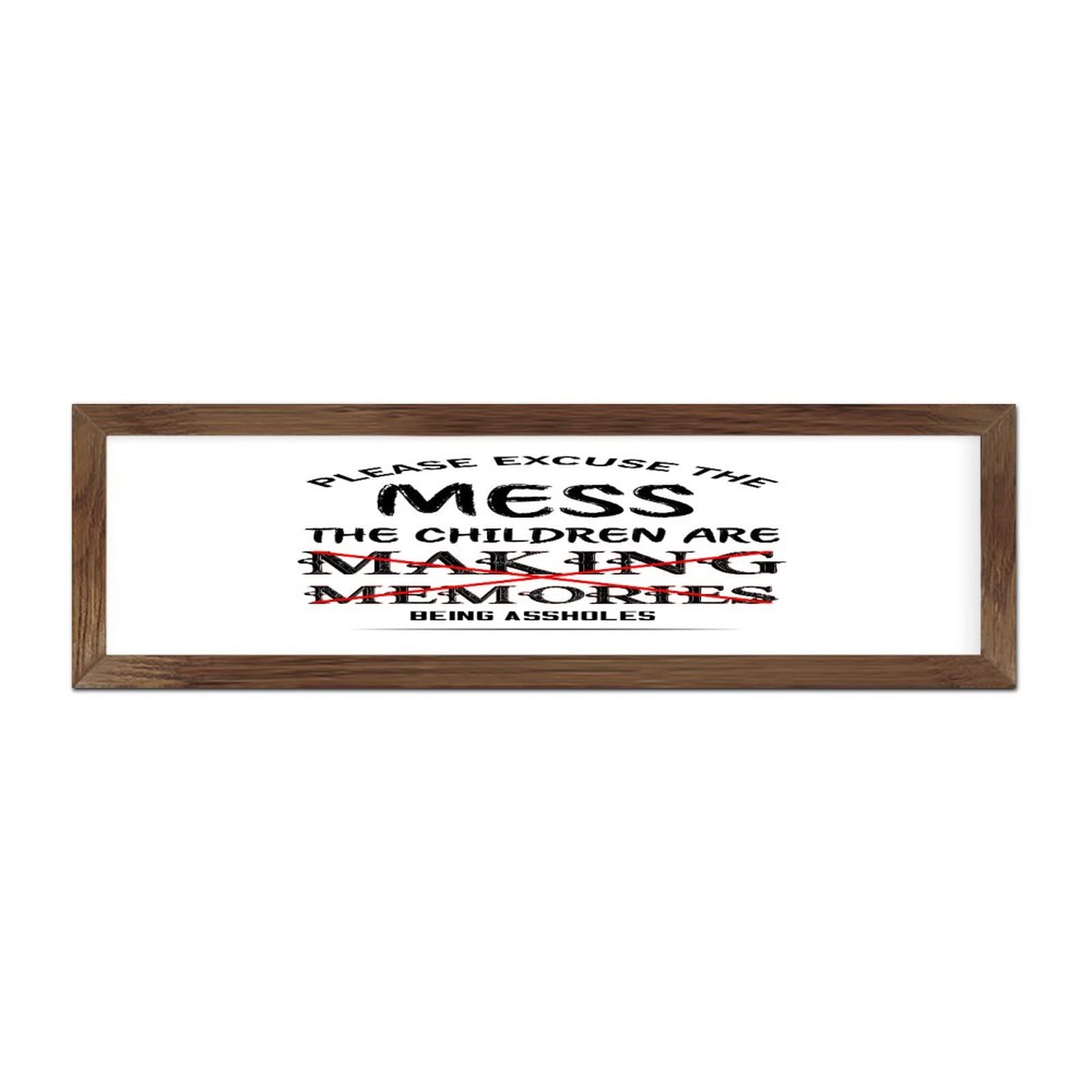 Placa de madera personalizada para decorar la ventana del comedor 6