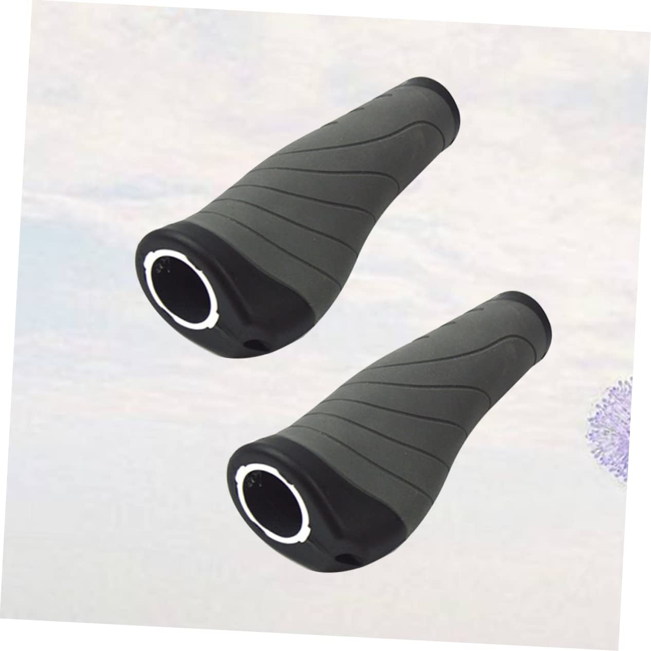 Toyvian 6piezas Manillar De Bicicleta Cubierta Antideslizante Puños para Agarre y Comodidad Accesorio para Ciclismo Al Aire Negro