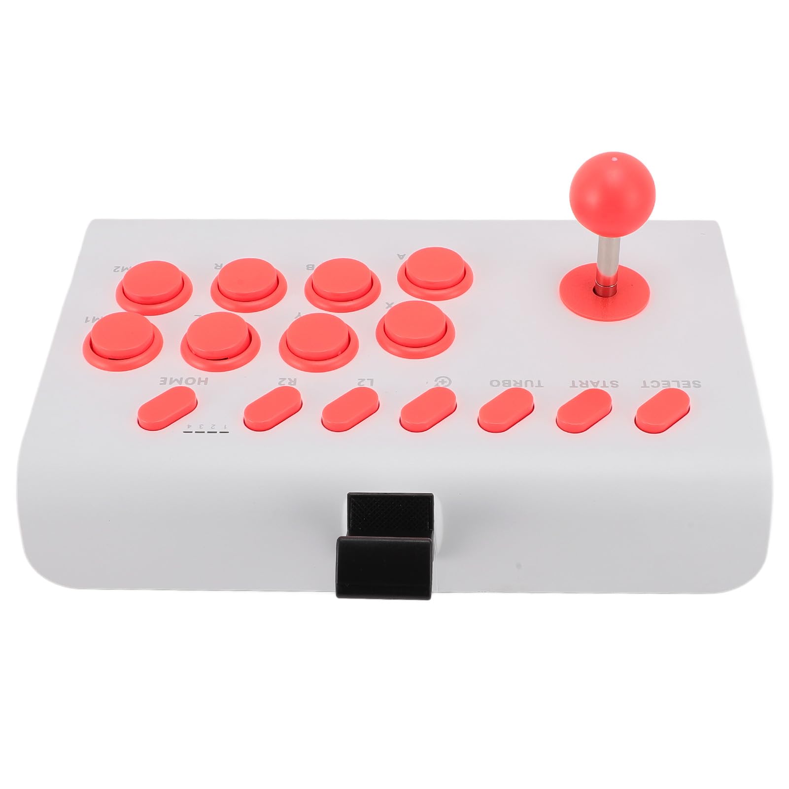 Fight Stick, Controlador Inalámbrico de Juegos de Lucha Bluetooth con Programación Turbo Macro, Joystick de Lucha Ergonómico para iOS, para Android, para para para