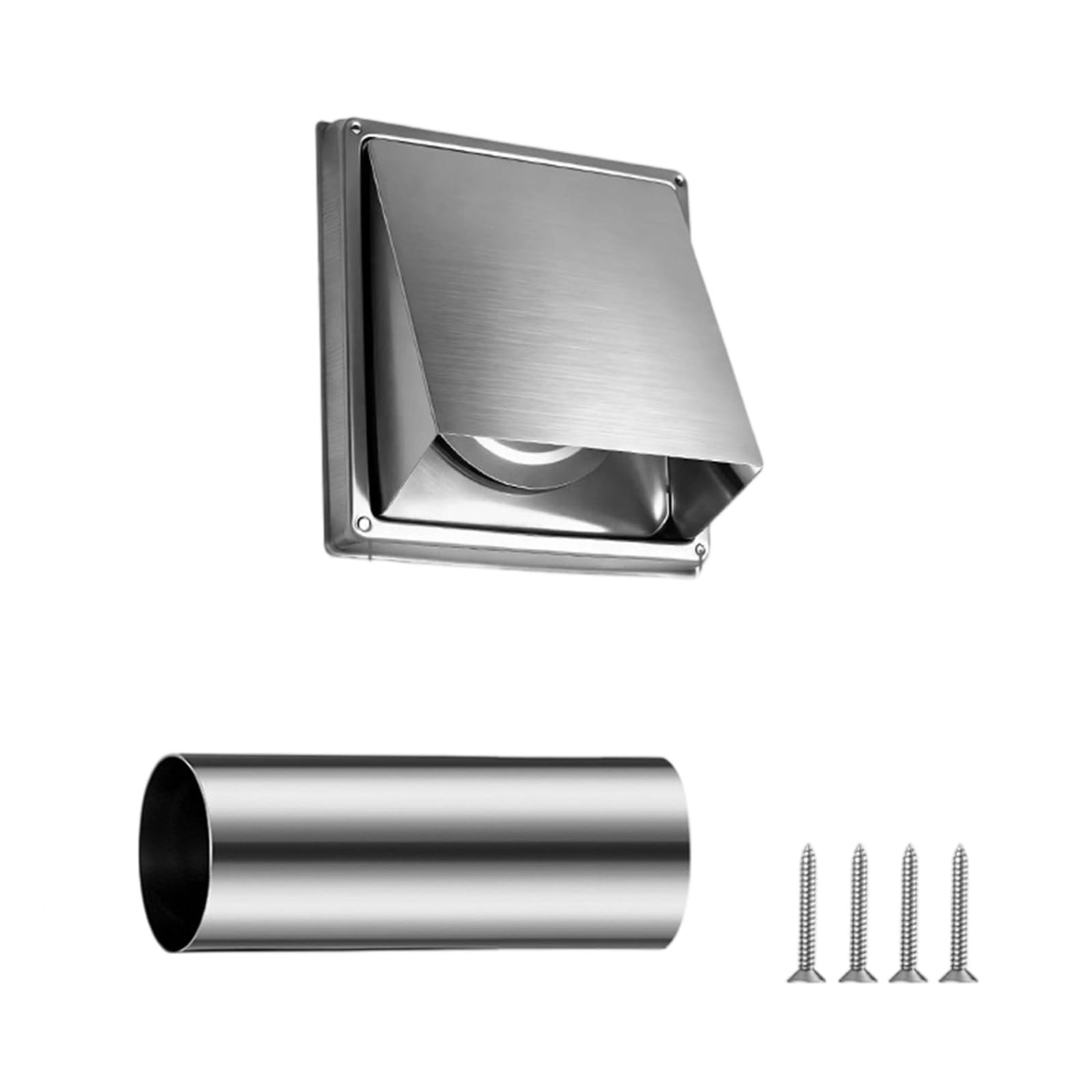 Mekalero Life 6 Inch Dryer Vent Hood Supporting Better Ventilation and Stable Function Multi Purpose Vent Hood