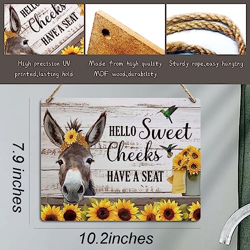 Zhamenfunnybathroomdecordonkeysunflowerdecorwoodenwallsignfarmhousewallhangingplaquesignforhomecoffeebackyardofficebathroombedroombarcafegaragerestroomtoilet Urban Country Home Decor Zhamen funny bathroom decor donkey sunflower decor wooden wall sign farmhouse wall hanging plaque sign for home coffee backyard office bathroom bedroom bar cafe garage restroom toilet urban country home decor