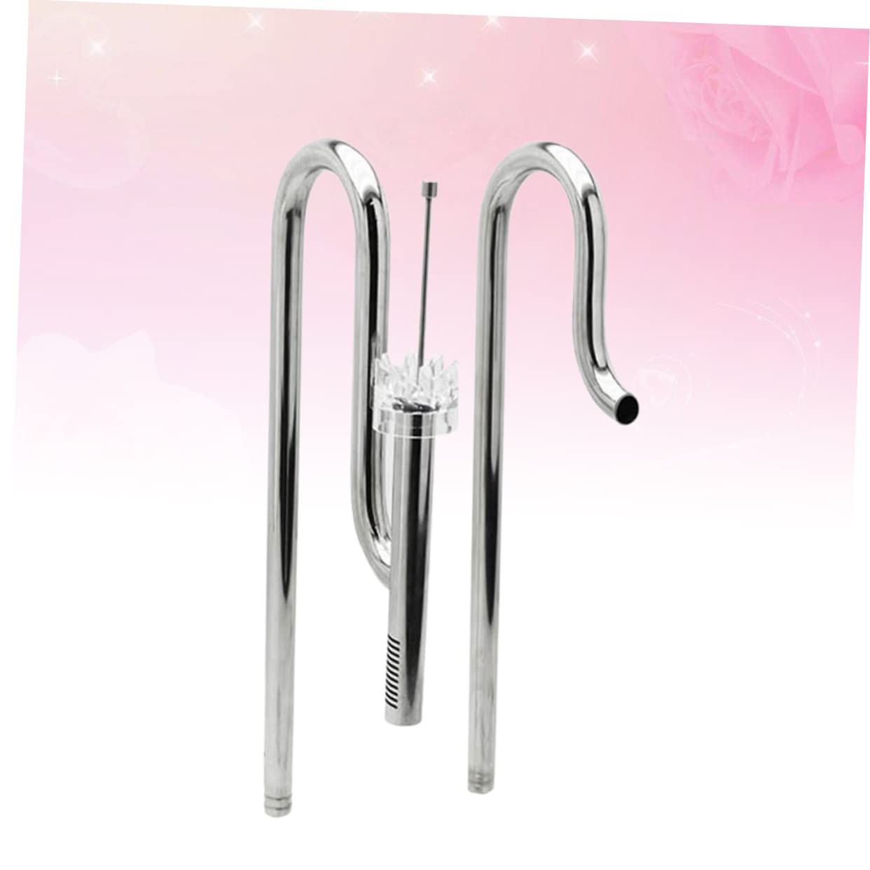 Happyyami Edelstahl Wasserrohr Für Aquarien Verstellbare Einlass Und Auslassleitung Zur Ölentfernung Rostfreies Design Für Einfache Installation Und Wartung Für Fischbecken Und Aquarien