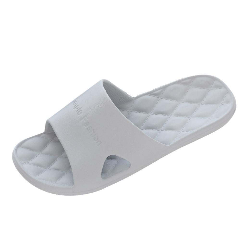 AnFeng Home Shower Pool Fashion Casual Non-Slip Shoes Mens Couples Bathroom Slippers Mens Slipper Mens Slippers Memory Foam