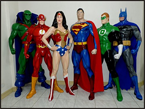 Life Size 6pc Justice League Set Superhero Statue Prop Buy Online In United Arab Emirates At Desertcart Ae Productid 33190122