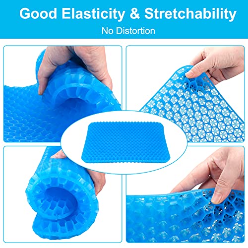 Kanglesdip Gel Seat Cushion For Long Sitting - Non Slip Orthopedics Gel Cushion For Tailbone Pain Relief - Office Chair Wheelchair Car Seat Cushion - Sciatica & Hemorrhoid Relief - Egg Seat Gel #TOP1