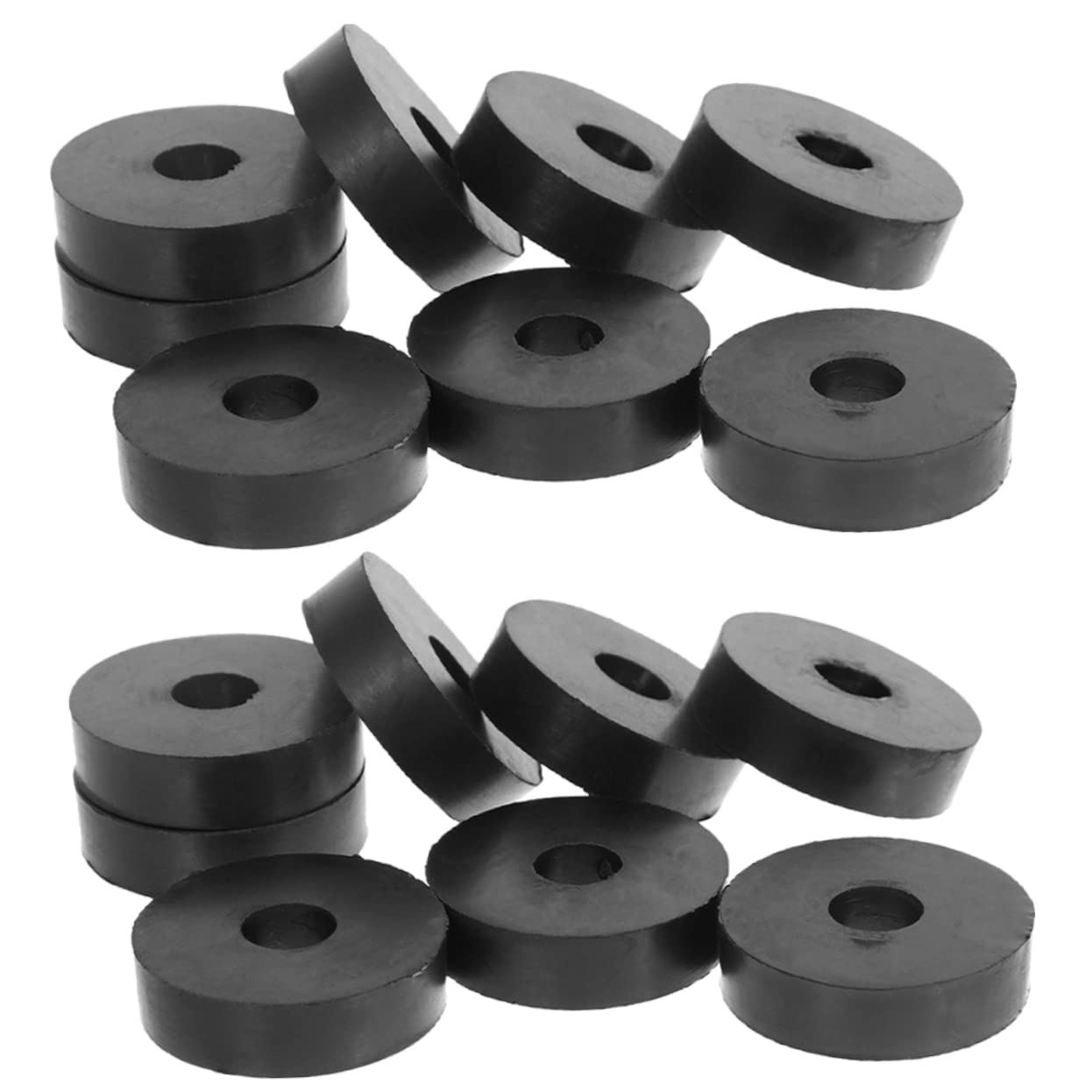 Garneck Vibration Suppression Rubber Washer for Air Conditioner 16pcs Rubber Grommet Pad