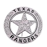 Texas Ranger Wild West with the Authentic Western Cowboy Badge Pin Durable Metal, Perfect for Collectors, Authentic Touch to Any Outfit or Display. Decoration badge