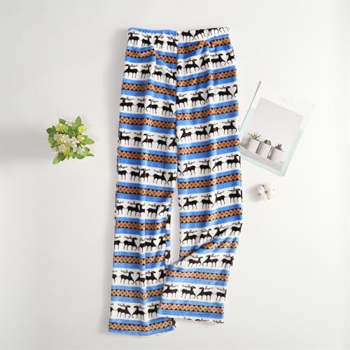 Christmas Pajamas Pants for Women Flannel Fuzzy Christmas Tree Pj Bottoms - image 3