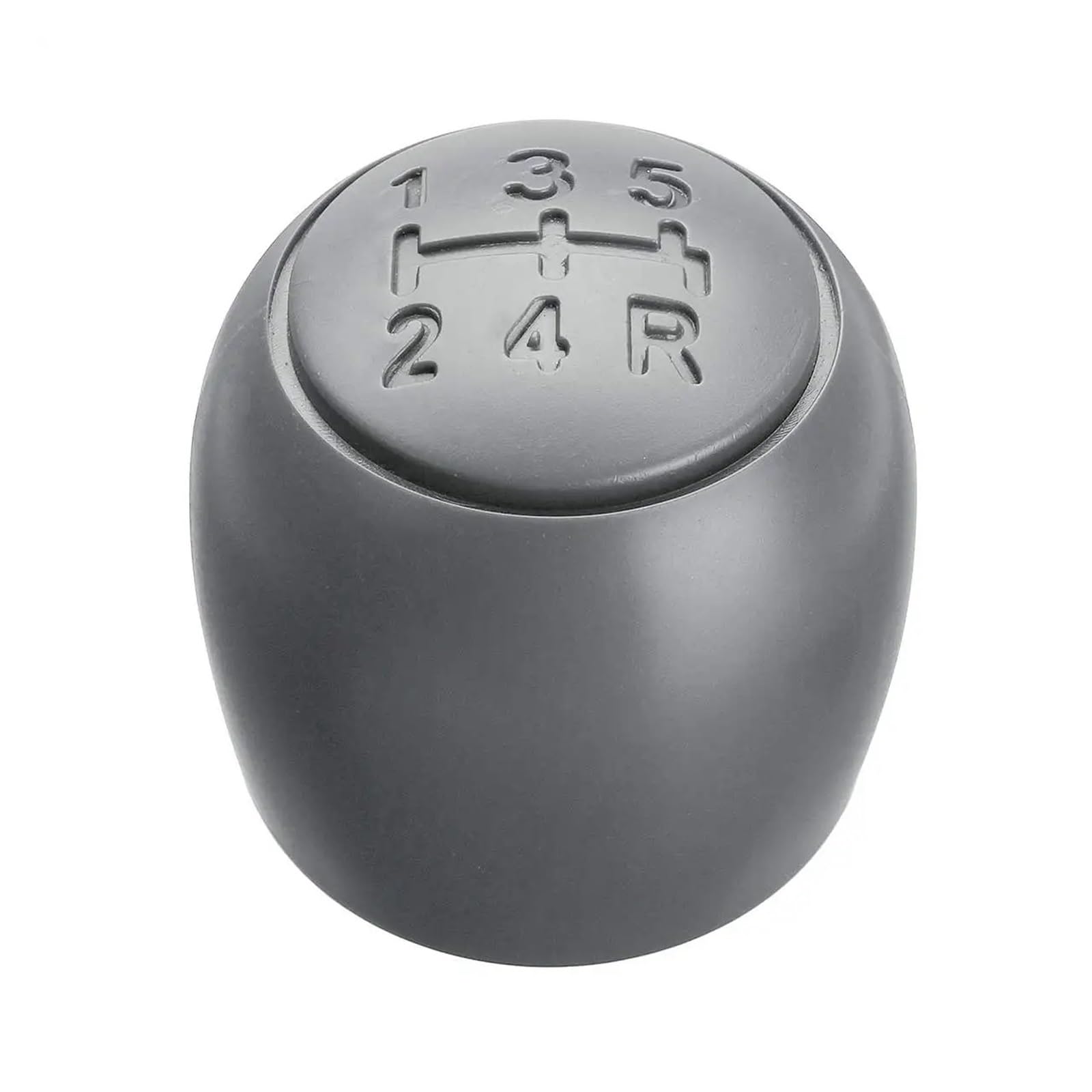 Grozzy Universal Shifter Handle 5Speed Gear Shift Knob for Fiat 500 500c 2007-2013 /for Panda 2003-2012 Head Shifter Hand Ball 2011-2007(Gray)