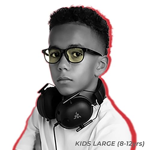 Miniatura 6 de GUNNAR - Blue Light Glasses for Kids (age 8-12) - Blocks 65% Blue Light - Rush, Onyx, Amber Tint