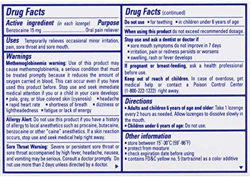 Chloraseptic Lozenges (Honey Lemon) #TOP1