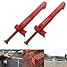 Tom tool LXQ 7.9-9.4 Inch extended upgrade Brick Line Clips Line Runners Sold In Pairs,Red