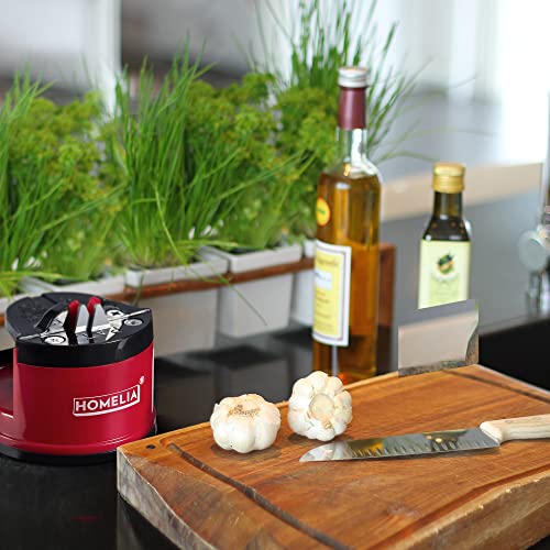 Knife Sharpeners for Kitchen Knives - Knife Sharpening Kit - Afilador De Cuchillos - Kitchen Knife Sharpener with suction cup - Knife and scissor sharpener - Pocket Knife Sharpener Tool - Image 8