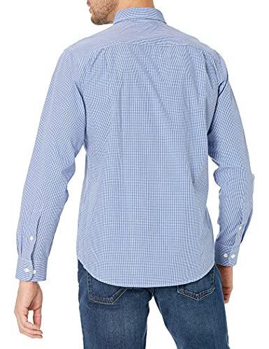Image of Amazon Essentials Men's Regular-Fit Long-Sleeve Casual Poplin Shirt, Button Front, Business Casual, Collared