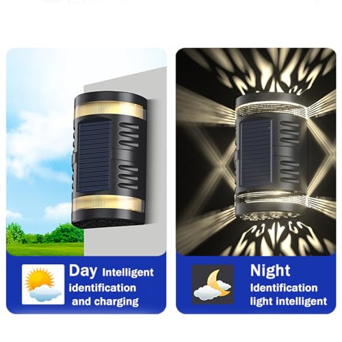 Iluminación para exteriores en terrazas y patios con apliques solares de diseño moderno 5