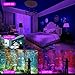 Black Lights HWay 100W LED Black Purple Lights Flood Light with Plug(6ft Cable) for Blacklight Party, Stage Lighting, Aquarium, Body Paint, Fluorescent Poster, Neon Glow in The Dark Night (2 PCS)