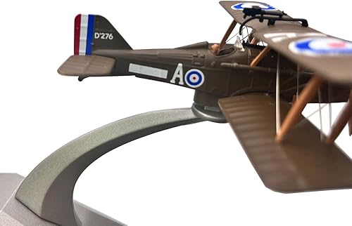 Miniatura 7 de Escala 172 WWI Royal Air Force SE.5A - Hélice biplano de metal fundido a presión modelo de avión militar, colección de adornos de regalo