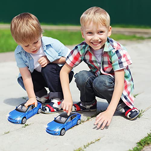 Image of DEUSON ECOM 1:32 Scale Die cast Metal Toy Car for Kid Model S Light Sound Pullback