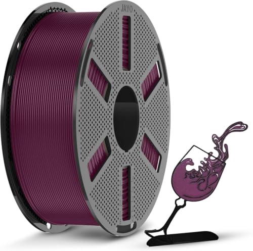 JAYO PLA 3D Printer Filament 1.75 mm, 1.1KG Burgundy Purple