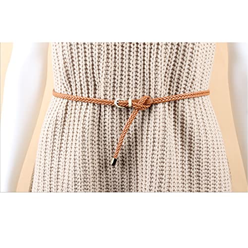 Women's Korean Version Woven Belt - Retro Decorative Thin Belt3