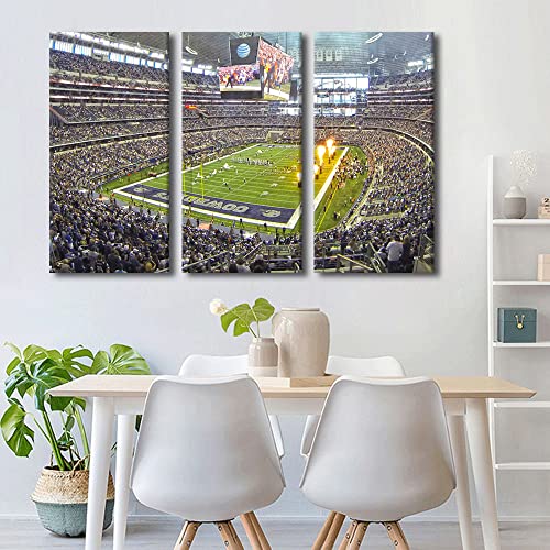 Tableau match de football Arlington AT&T Stadium pour décoration de bureau et salon