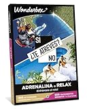 WONDERBOX - Caja Regalo - Te Atreves - Adrenalina O Relax - 1 Actividad de Aventura o 1 Cena - para 2 Personas - 350 Actividades de Adrenalina o 550 Actividades Bienestar - Ideas Regalo para Hombre