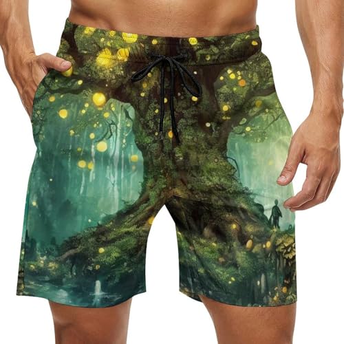 Classic Fit Boys Big & Tall Cargo Short Board Shorts for Beach Gym Surf