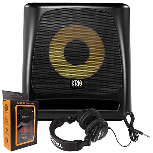 KRK 10S2 V2 10" 160 Watt Powered Studio Subwoofer + TH02 Headphone +