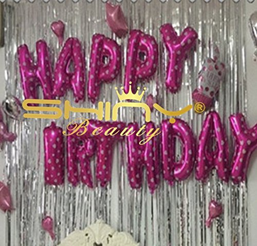 Shinybeauty Tinsel-Foil-Fringe-Curtain - 91 x 3 mt...